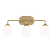 Generation GLV1023 Emile 3-lt 22" Bath Light - Satin Brass