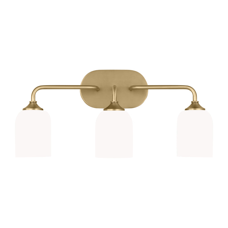 Generation GLV1023 Emile 3-lt 22" Bath Light - Satin Brass