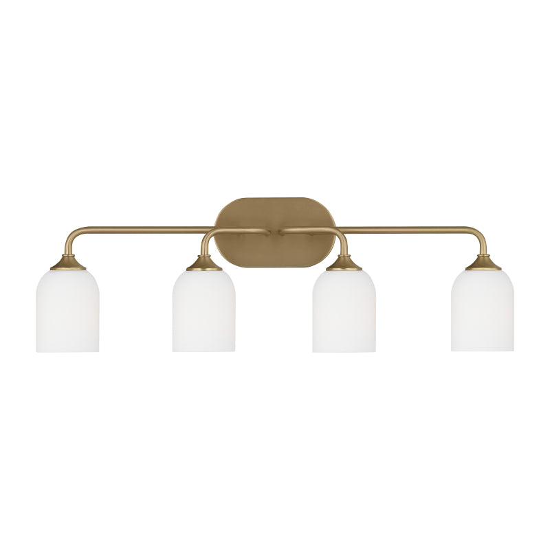 Generation GLV1024EN3 Emile 4-lt 31" LED Bath Light - Satin Brass