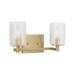 Sea Gull GLV1032 Parker 2-lt 14" Wall/Bath Sconce - Satin Brass