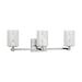 Generation GLV1033EN Parker 3-lt 25" LED Bath Sconce - Chrome