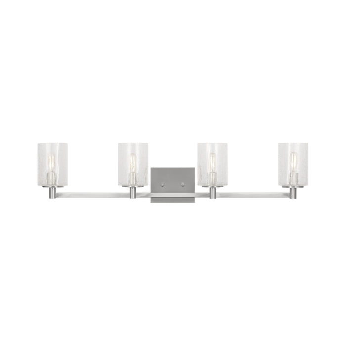 Sea Gull GLV1034EN Parker 4-lt 35" LED Wall/Bath Sconce - Brushed Steel