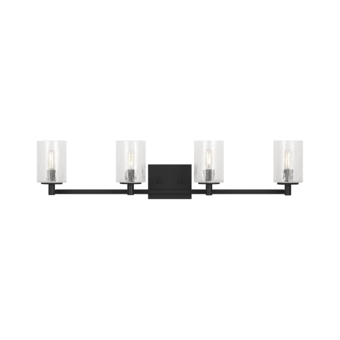 Sea Gull GLV1034EN Parker 4-lt 35" LED Wall/Bath Sconce - Midnight Black