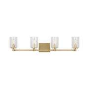 Sea Gull GLV1034EN Parker 4-lt 35" LED Wall/Bath Sconce - Satin Brass