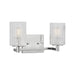 Sea Gull GLV1042 Lando 2-lt 14" Wall/Bath Sconce - Chrome