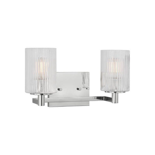 Sea Gull GLV1042EN Lando 2-lt 14" LED Wall/Bath Sconce - Chrome