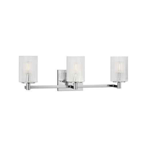 Sea Gull GLV1043 Lando 3-lt 25" Wall/Bath Sconce - Chrome