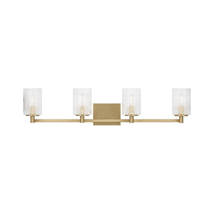 Sea Gull GLV1044 Lando 4-lt 35" Wall/Bath Sconce - Satin Brass