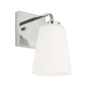 Generation GLV1051 Miles 1-lt 8" Tall Bath Light - Chrome