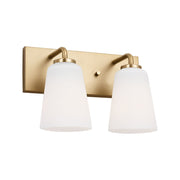Generation GLV1052 Miles 2-lt 12" Bath Light - Satin Brass