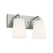 Generation GLV1052 Miles 2-lt 12" Bath Light - Brushed Nickel