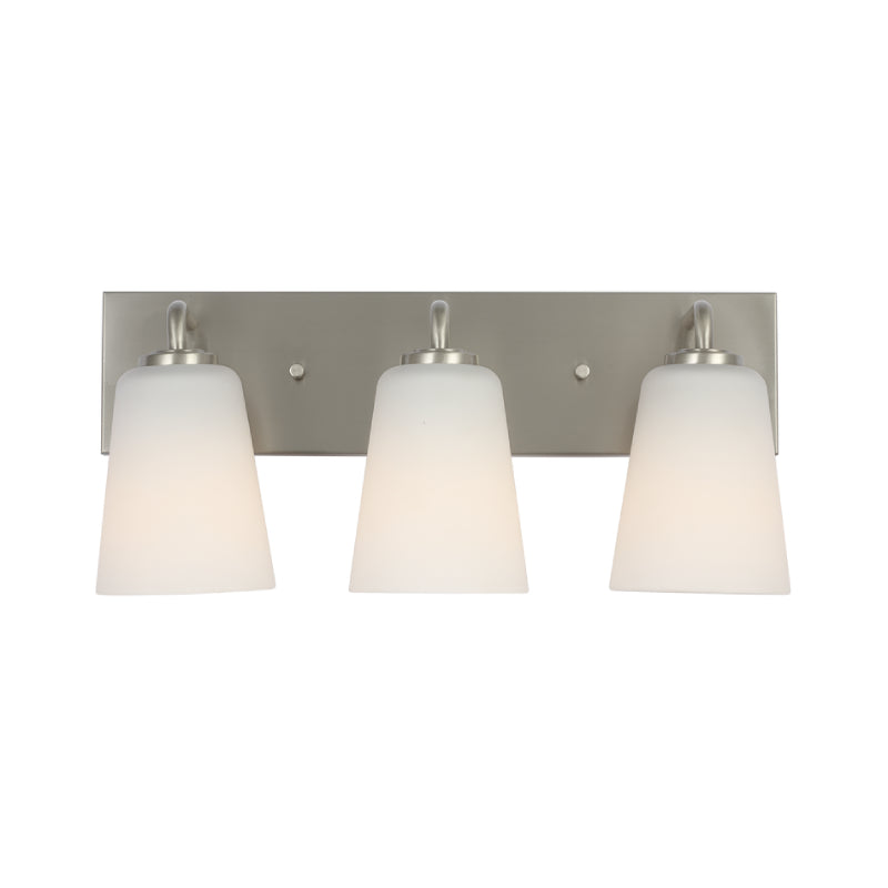 Generation GLV1053 Miles 3-lt 18" LED Large Vanity Light - Brushed Nickel
