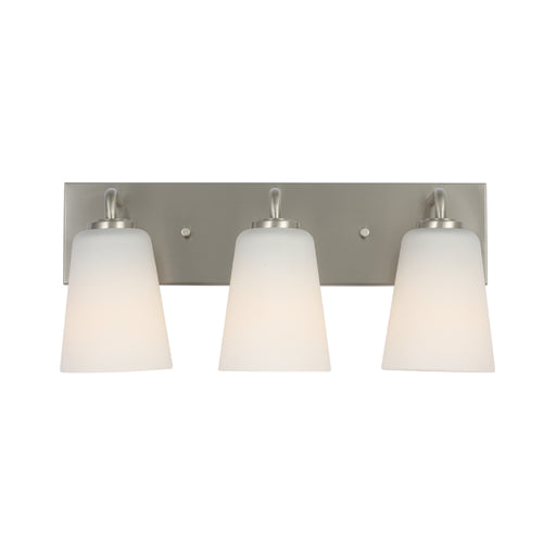 Generation GLV1053 Miles 3-lt 18" LED Large Vanity Light - Brushed Nickel