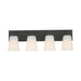 Generation GLV1054 Miles 4-lt 25" Extra Large Vanity Light - Midnight Black