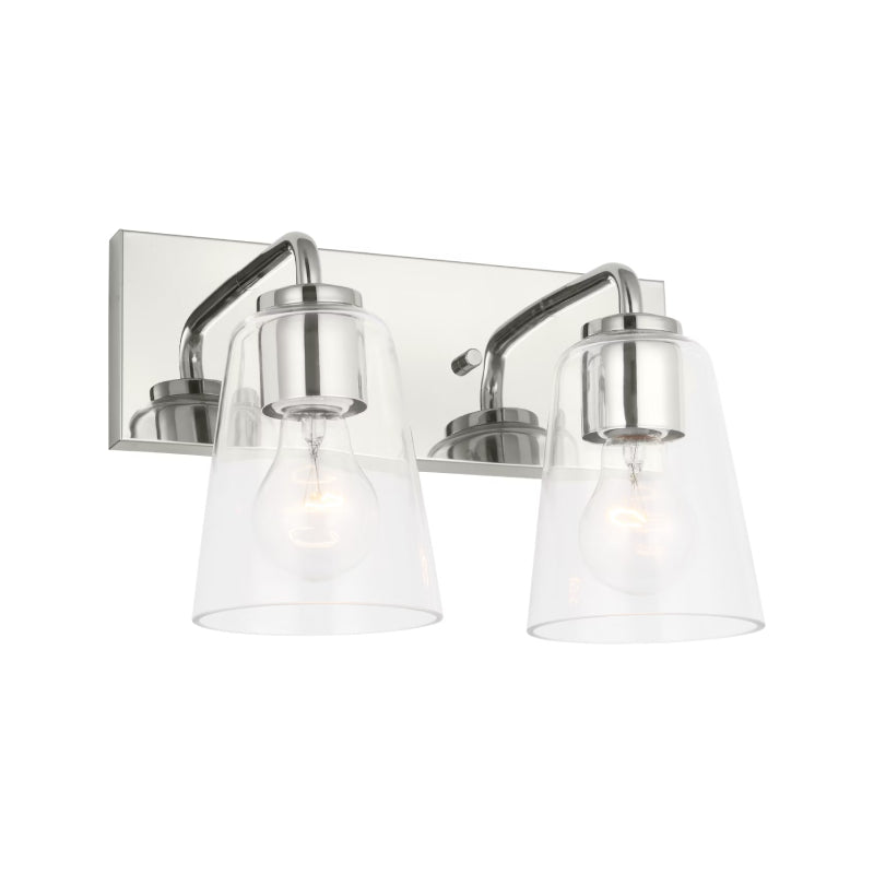 Generation GLV1062 Miles 2-lt 12" Bath Light - Chrome