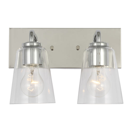 Generation GLV1062 Miles 2-lt 12" LED Vanity - Chrome