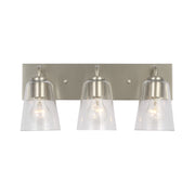Generation GLV1063 Miles 3-lt 18" Vanity Light - Brushed Nickel