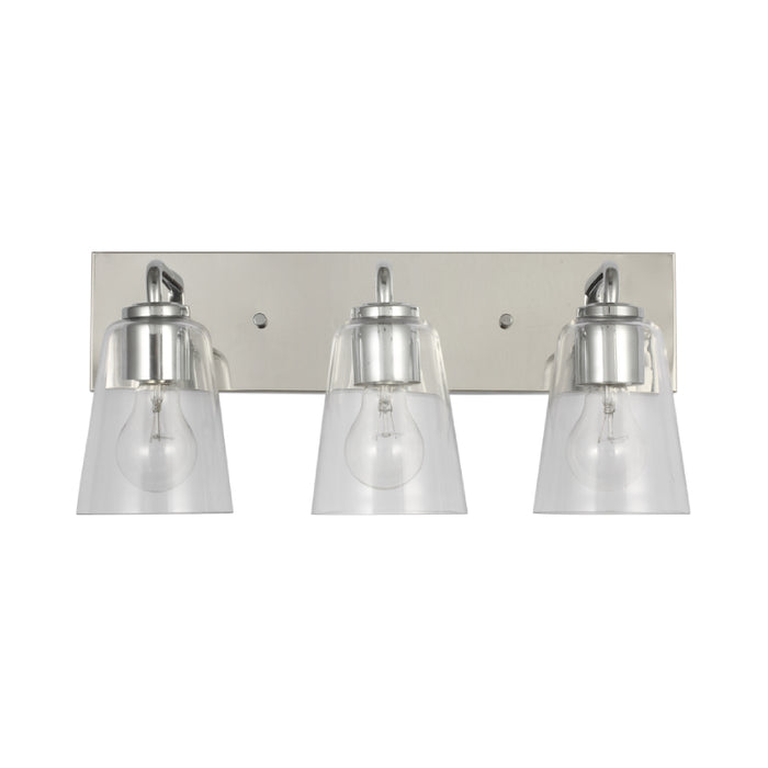 Generation GLV1063 Miles 3-lt 18" Vanity Light - Chrome