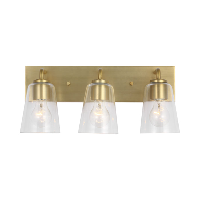 Generation GLV1063 Miles 3-lt 18" Vanity Light - Satin Brass