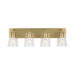Generation GLV1064 Miles 4-lt 25" Extra Large Vanity Light - Satin Brass