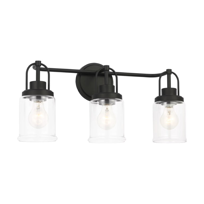 Generation GLV1073 Anders 3-lt 22" Large Vanity Light - Midnight Black