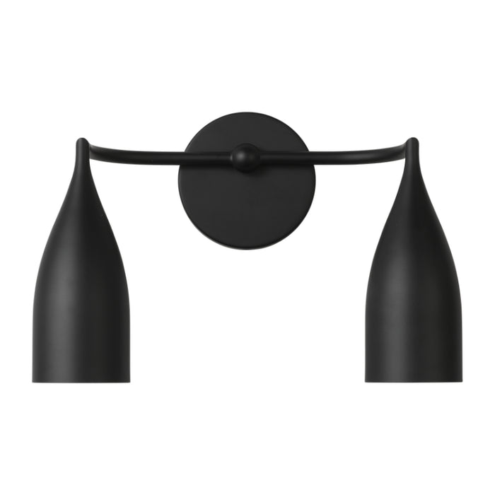 Generation GLV1082 Maya 2-lt 15" LED Vanity - Midnight Black