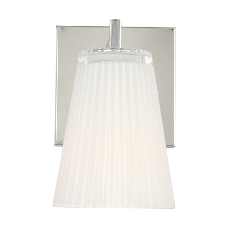 Generation GLV1101 Upson 1-lt 8" Tall Vanity Light - Chrome