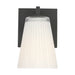 Generation GLV1101 Upson 1-lt 8" Tall Vanity Light - Midnight Black