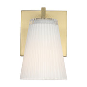 Generation GLV1101 Upson 1-lt 8" Tall Vanity Light - Satin Brass