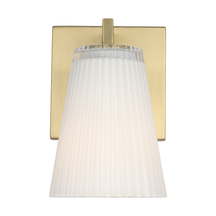Generation GLV1101 Upson 1-lt 8" Tall Vanity Light - Satin Brass
