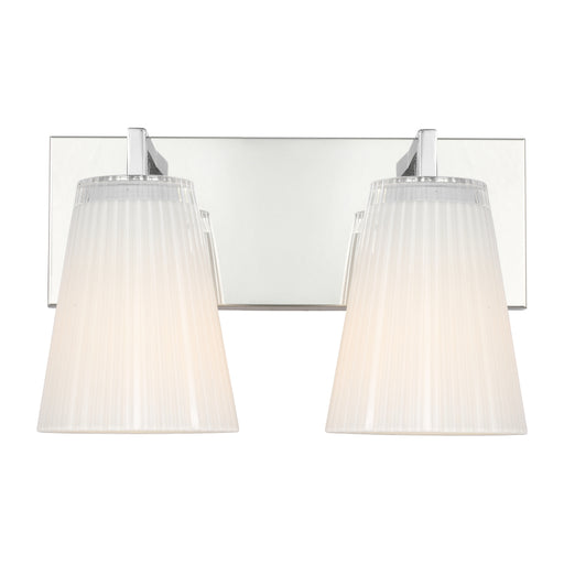 Generation GLV1102 Upson 2-lt 12" Bath Light - Chrome