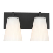 Generation GLV1102 Upson 2-lt 12" Bath Light - Midnight Black