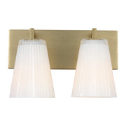 Generation GLV1102 Upson 2-lt 12" Bath Light - Satin Brass