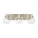 Generation GLV1123 Rito 3-lt 23" LED Bath Light - Brushed Nuckel