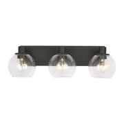 Generation GLV1123 Rito 3-lt 23" LED Bath Light - Midnight Black