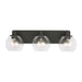 Generation GLV1123 Rito 3-lt 23" LED Bath Light - Midnight Black