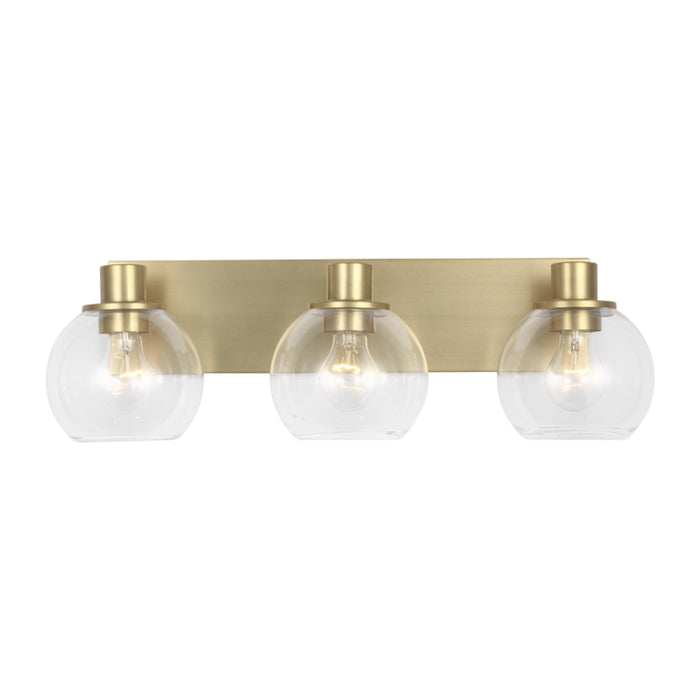 Generation GLV1123 Rito 3-lt 23" LED Bath Light - Satin Brass