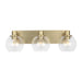 Generation GLV1123 Rito 3-lt 23" LED Bath Light - Satin Brass