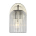 Generation GLV1131 Eisele 1-lt 8" Tall Wall Sconce - Brushed Nuckel