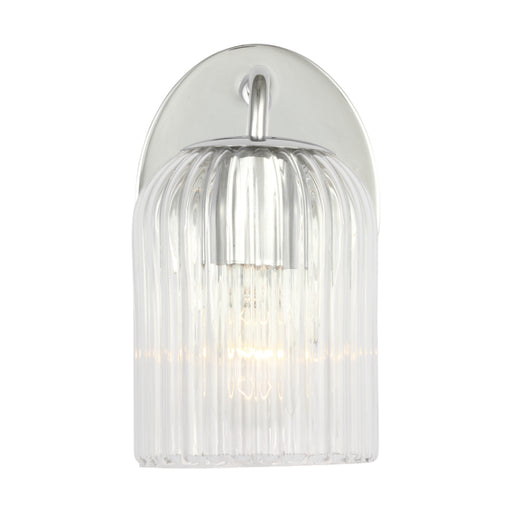 Generation GLV1131 Eisele 1-lt 8" Tall Wall Sconce - Chrome