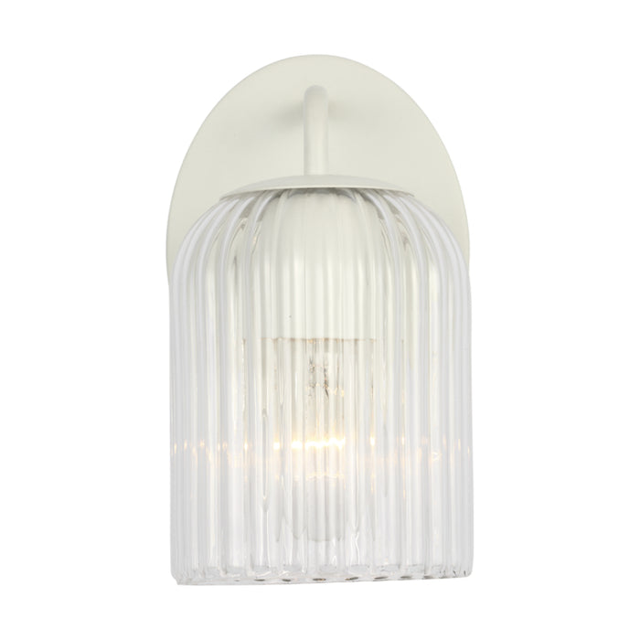 Generation GLV1131 Eisele 1-lt 8" Tall Wall Sconce - Matte White