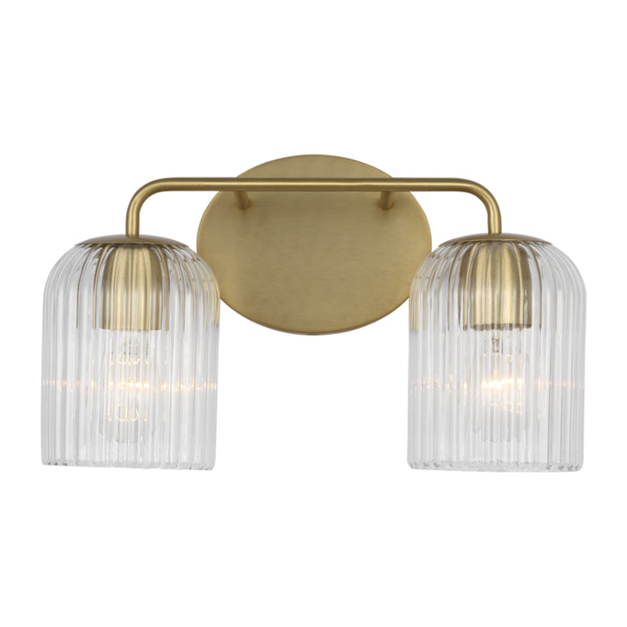 Generation GLV1132 Eisele 2-lt 14" LED Vanity - Satin Brass