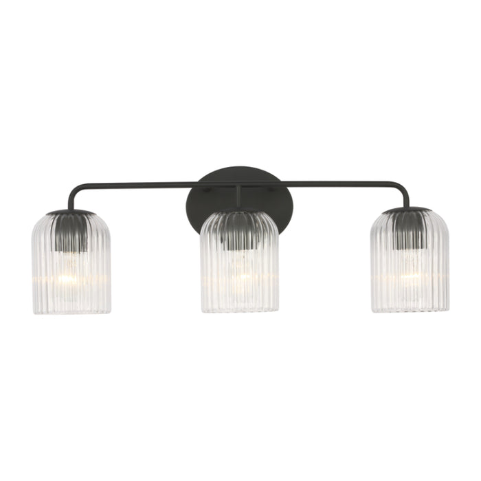 Generation GLV1133 Eisele 3-lt 24" LED Vanity - Midnight Black