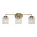 Generation GLV1133 Eisele 3-lt 24" LED Vanity - Satin Brass