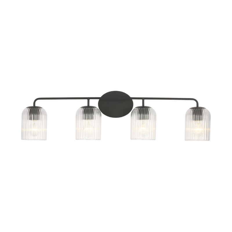 Generation GLV1134 Eisele 4-lt 34" Vanity Light - Midnight Black