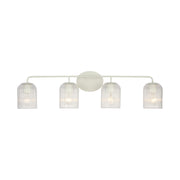 Generation GLV1134 Eisele 4-lt 34" Vanity Light - Matte White