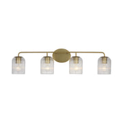 Generation GLV1134 Eisele 4-lt 34" Vanity Light - Satin Brass