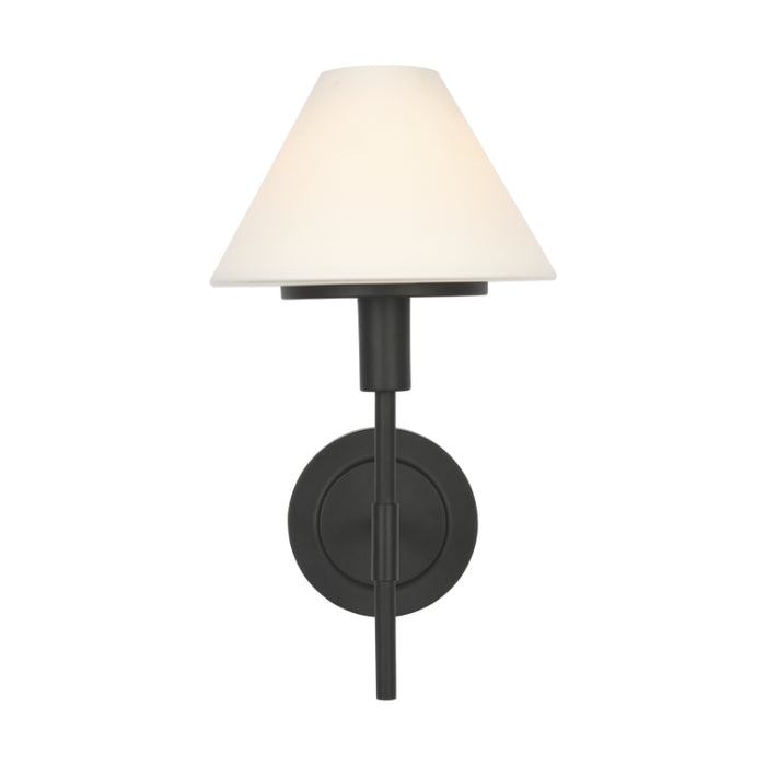Generation GLW1011 Mendota 1-lt 14" Tall Wall Sconce - Midnight Black