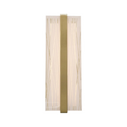 AFX GLYS0514LAJUD Gallery 1-lt 14" Tall LED Wall Sconce - Light Antique Brass