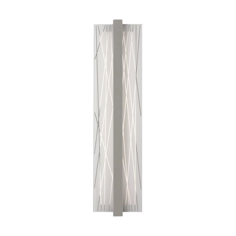 AFX GLYS0520LAJUD Gallery 1-lt 20" Tall LED Wall Sconce - Satin Nickel
